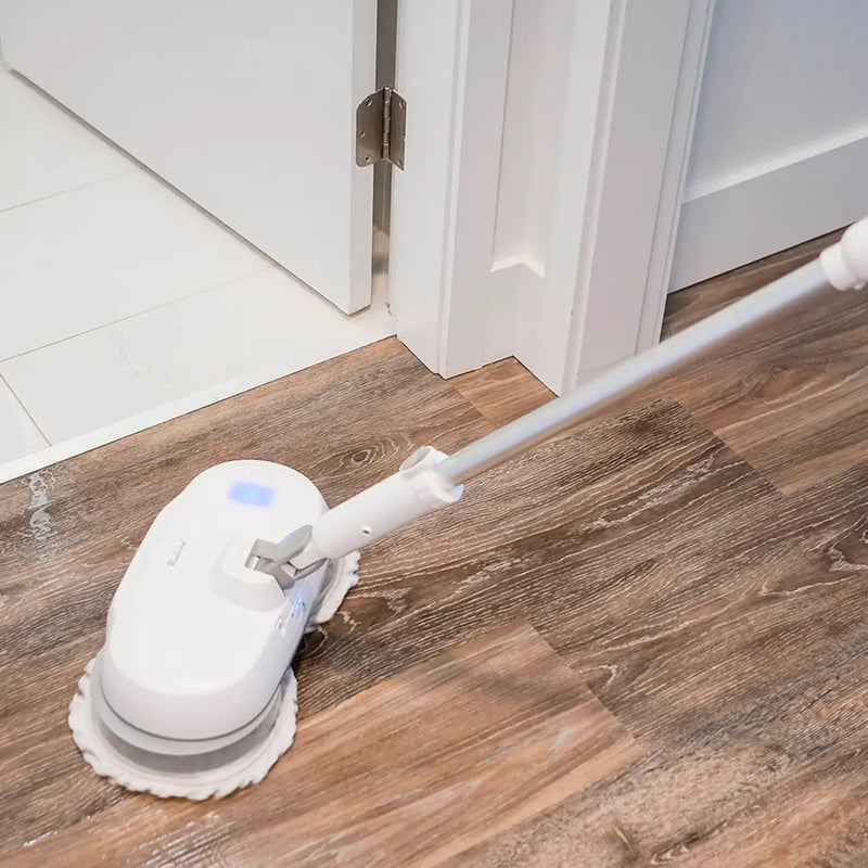 Mop Elétrico Soluna + BRINDES: Módulos de Limpeza e Tanque Suporte
