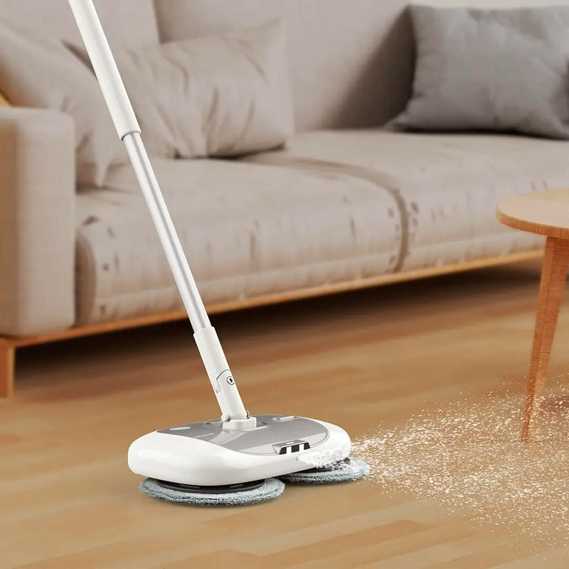 Mop Elétrico Soluna + BRINDES: Módulos de Limpeza e Tanque Suporte