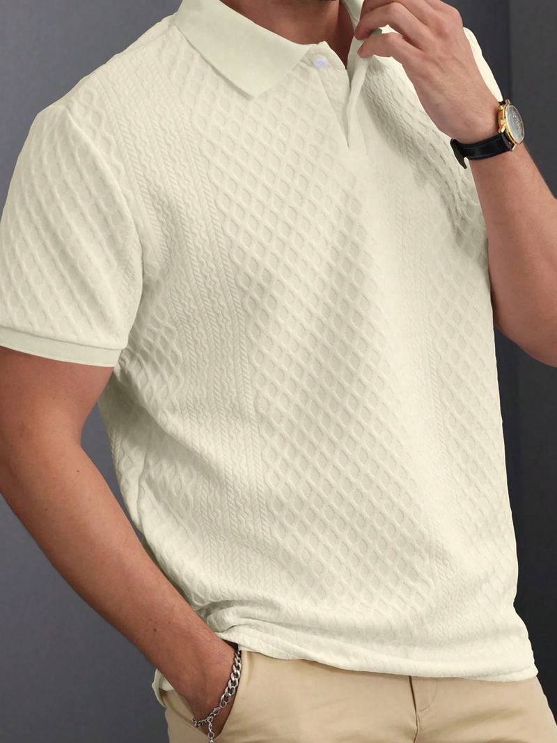 Kit com 4 Camisas Polo Texturizadas