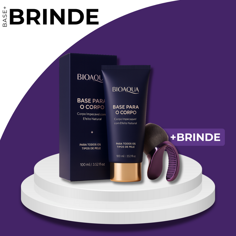 Base Corporal Bioaqua com Cobertura Natural (Dura até 3 Dias!) + BRINDE EXCLUSIVO