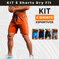 KIT 5 Shorts Dry Fit [QUEIMA DE ESTOQUE]