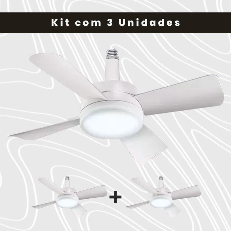 💡 Luminária Ventilador LED 2 em 1 – Potência e Conforto no Seu Ambiente!