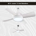 💡 Luminária Ventilador LED 2 em 1 – Potência e Conforto no Seu Ambiente!