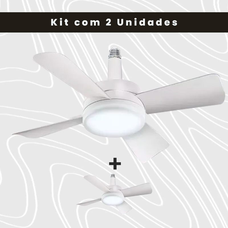 💡 Luminária Ventilador LED 2 em 1 – Potência e Conforto no Seu Ambiente!