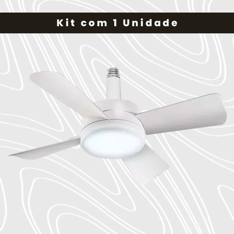 💡 Luminária Ventilador LED 2 em 1 – Potência e Conforto no Seu Ambiente!