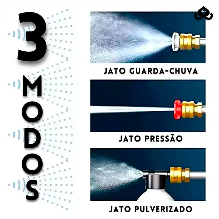 Lavadora de Pressão Portátil Sem Fios + Mangueira de 5M de Brinde - YUZZI™