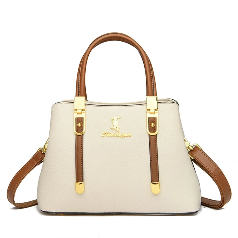 Bolsa Feminina Transversal de Luxo Média