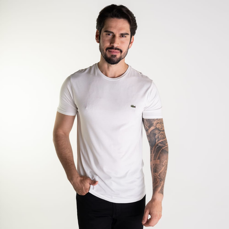 Kit 5 Camisetas Lacoste Croco Basic + 3UN Cuecas Boxer de Brinde