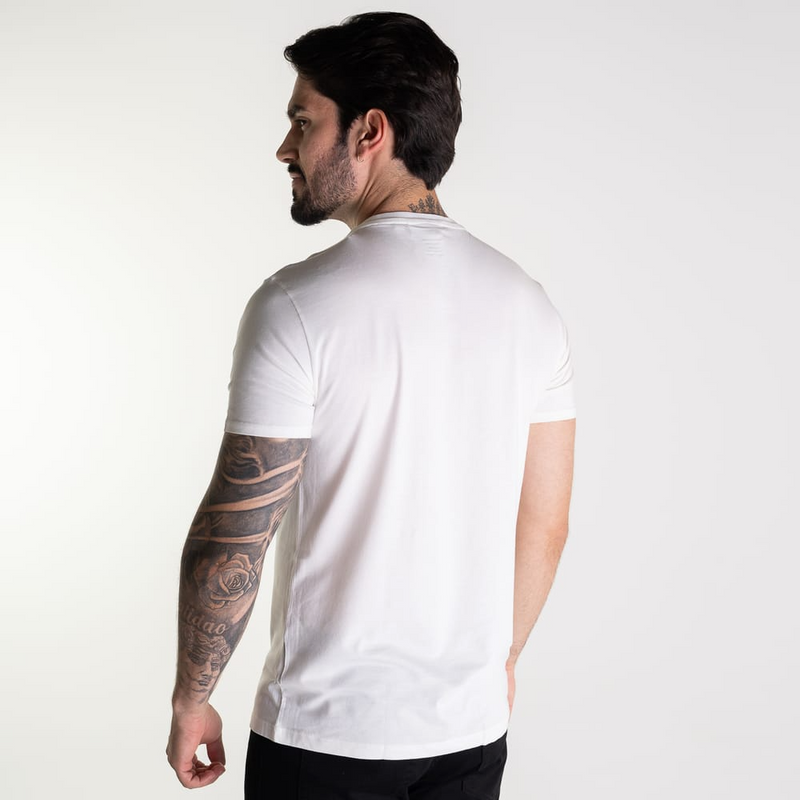Kit 5 Camisetas Lacoste Croco Basic + 3UN Cuecas Boxer de Brinde