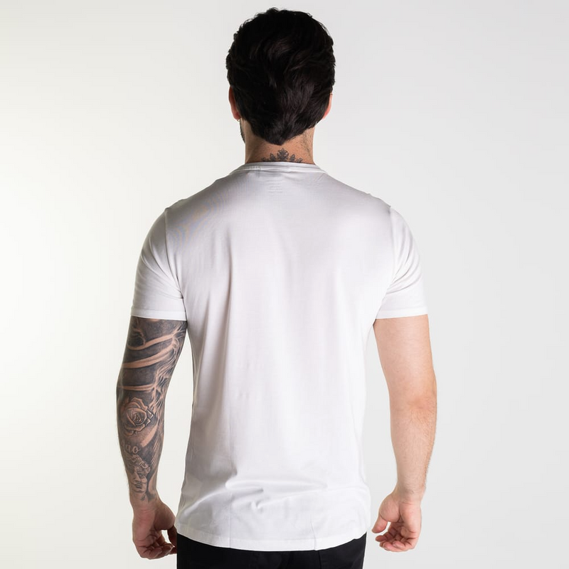 Kit 5 Camisetas Lacoste Croco Basic + 3UN Cuecas Boxer de Brinde